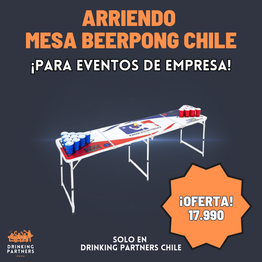 Oferta Arriendo mesa de Beerpong Chile para empresas