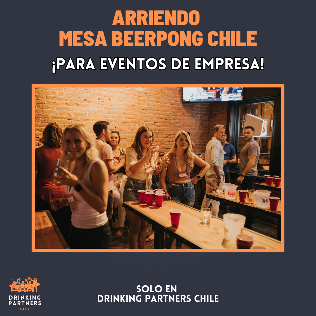 Oferta Arriendo mesa de Beerpong Chile para empresas